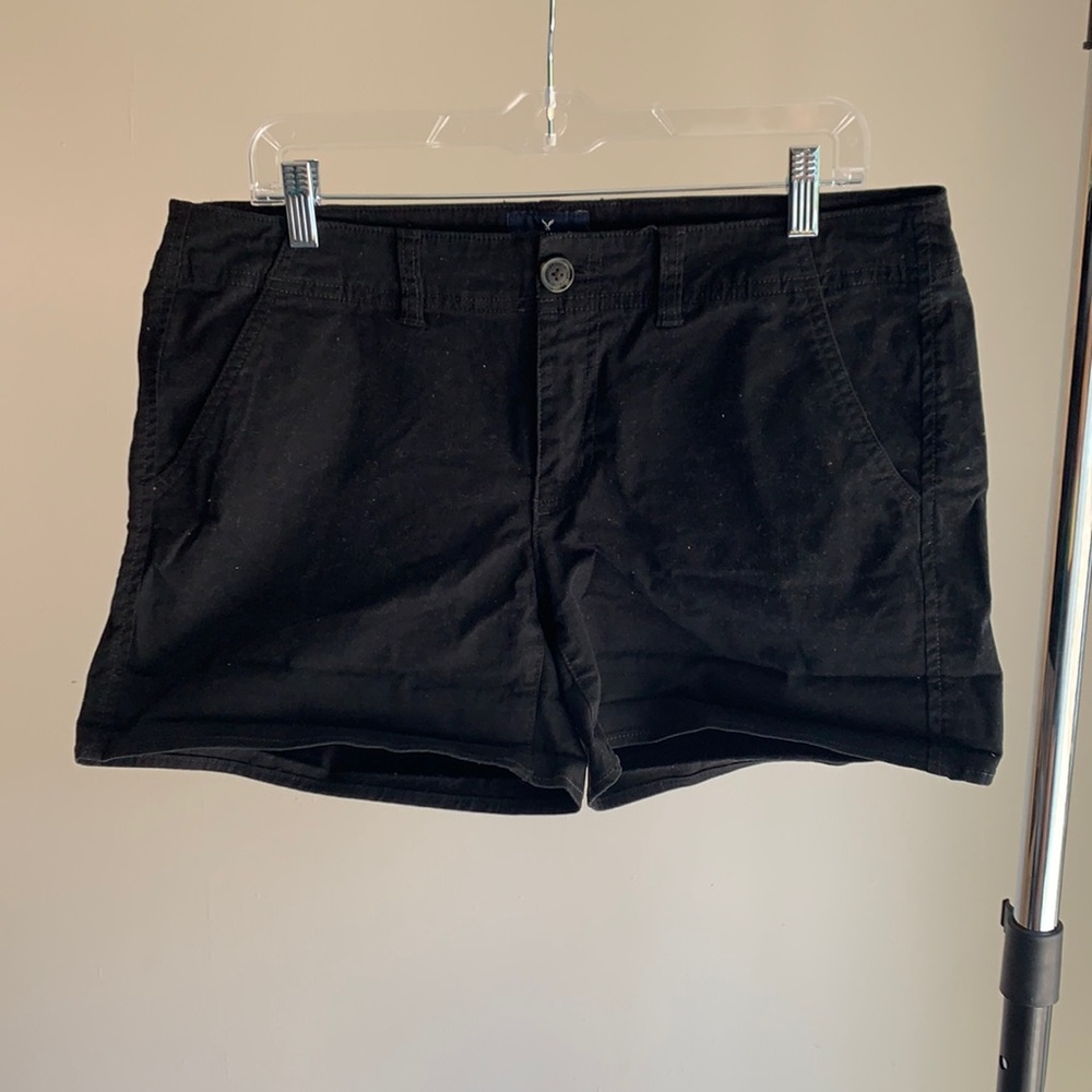 Black AE stretch shorts